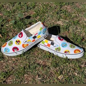 Colorful Cartoon Slip-On Kids Shoes